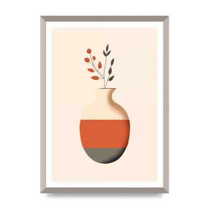 Refined Boho Vase in Earthy Tones