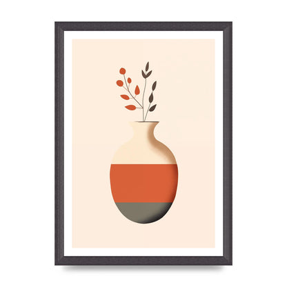 Refined Boho Vase in Earthy Tones