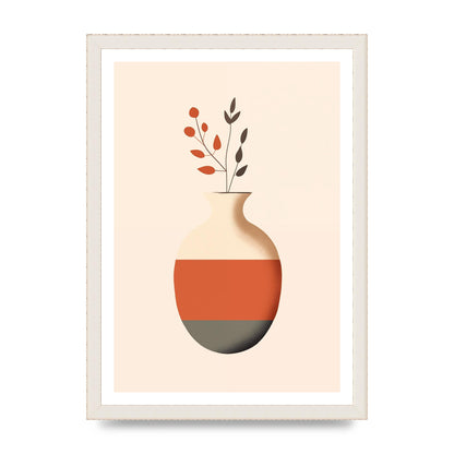 Refined Boho Vase in Earthy Tones