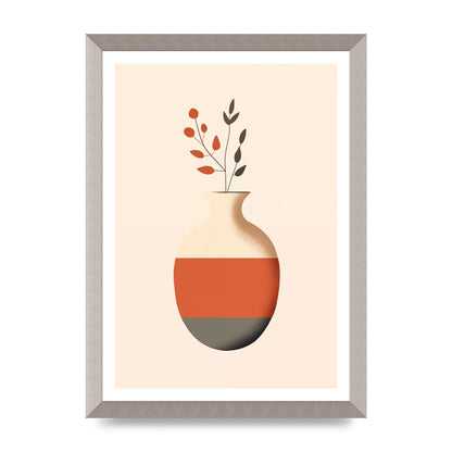 Refined Boho Vase in Earthy Tones