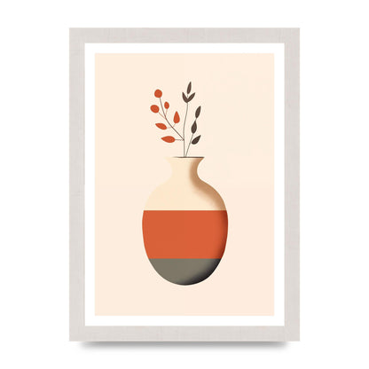 Refined Boho Vase in Earthy Tones