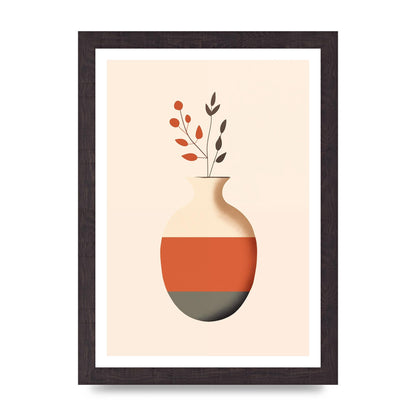 Refined Boho Vase in Earthy Tones