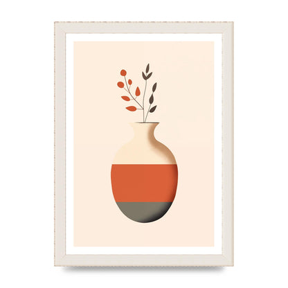 Refined Boho Vase in Earthy Tones