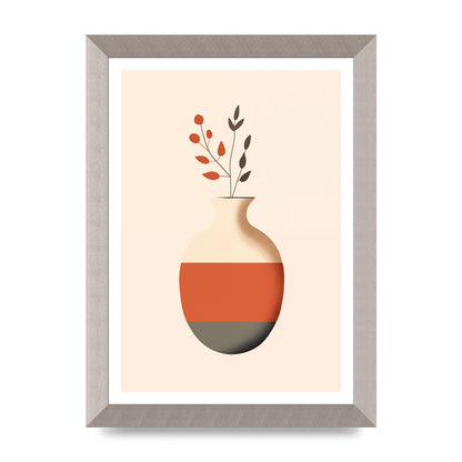 Refined Boho Vase in Earthy Tones