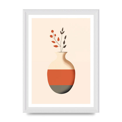 Refined Boho Vase in Earthy Tones