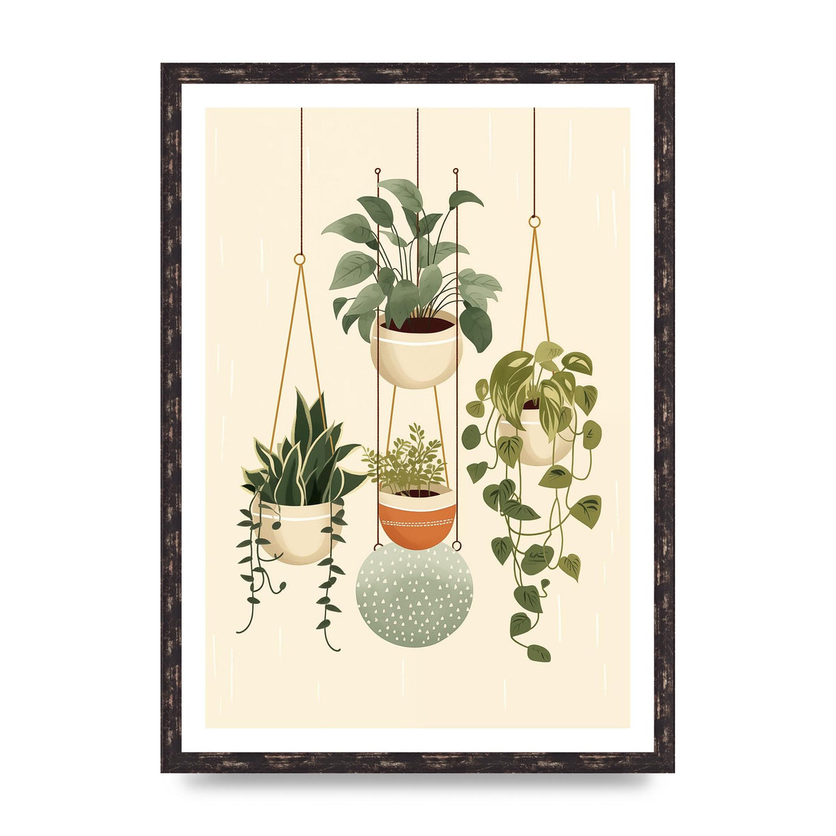 Hanging Greens Simplistic Boho Plants