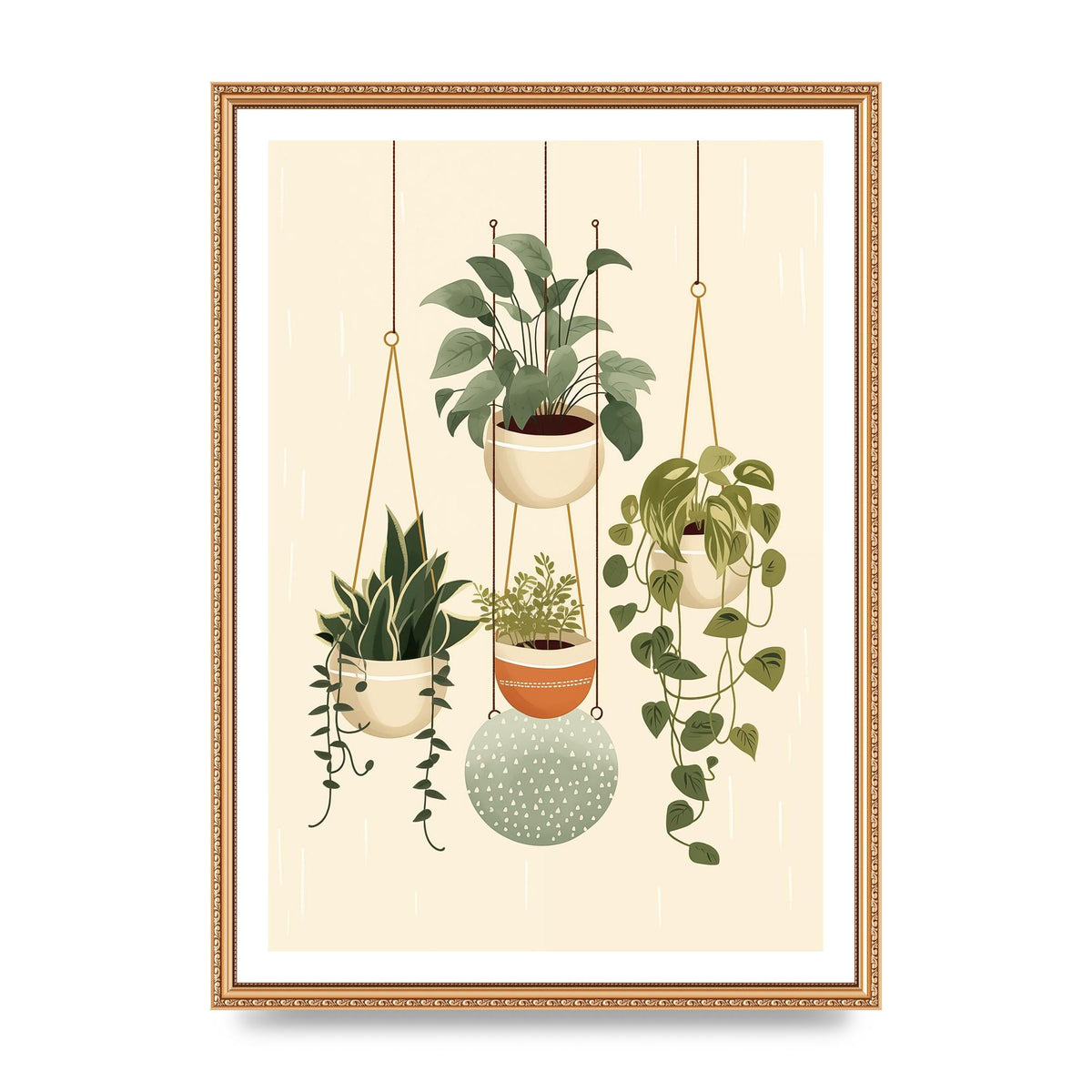 Hanging Greens Simplistic Boho Plants
