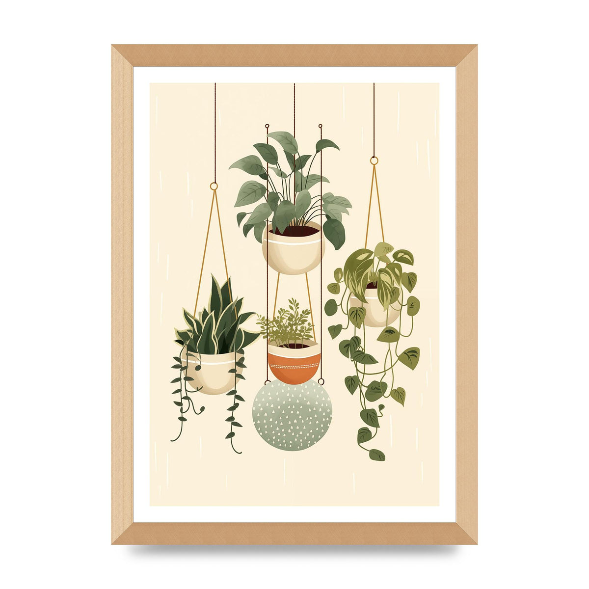 Hanging Greens Simplistic Boho Plants