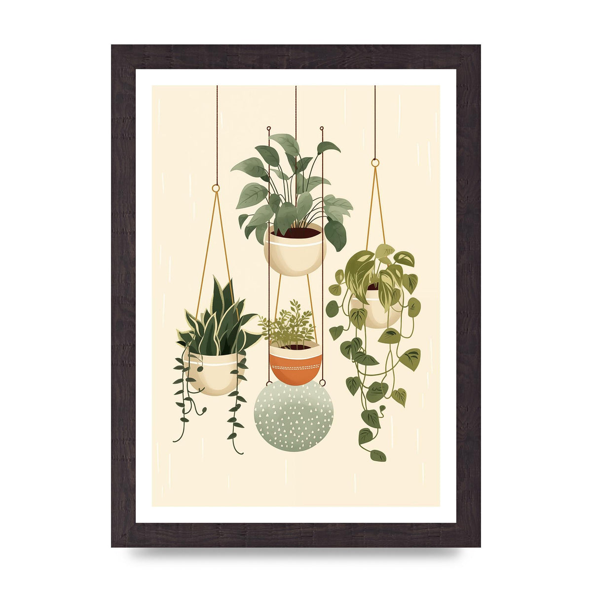Hanging Greens Simplistic Boho Plants