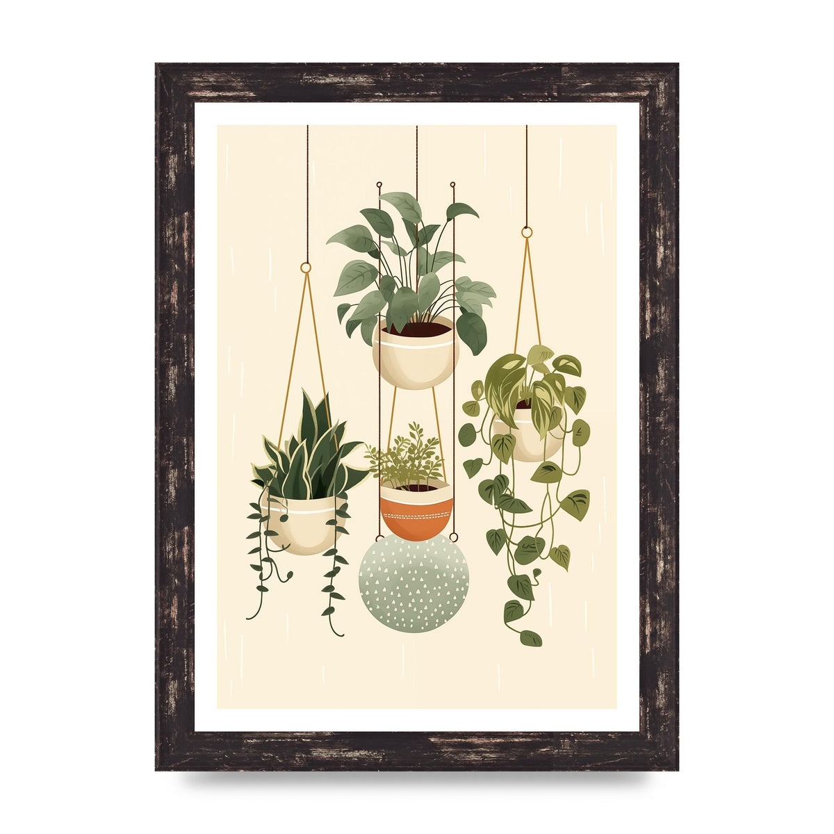 Hanging Greens Simplistic Boho Plants