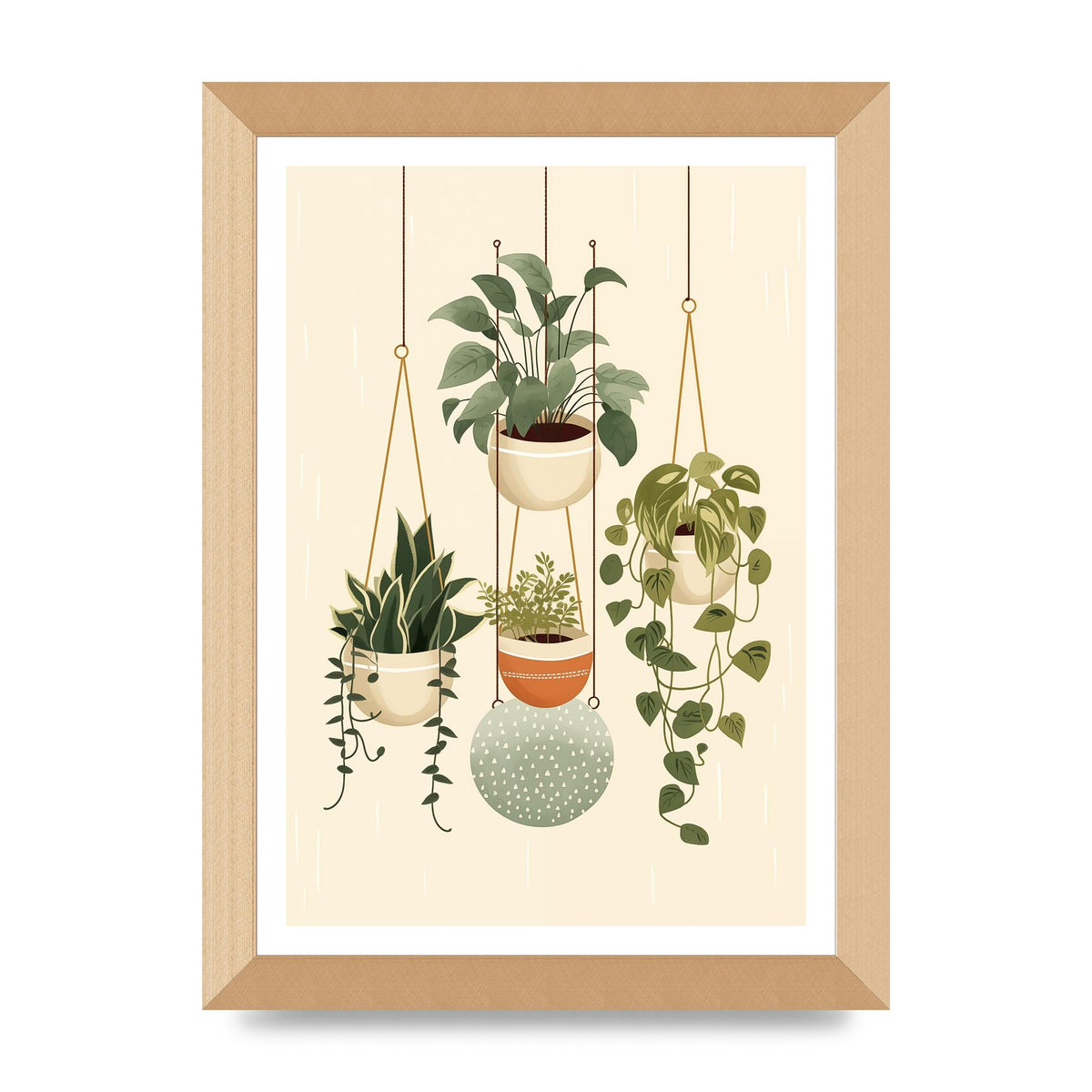 Hanging Greens Simplistic Boho Plants