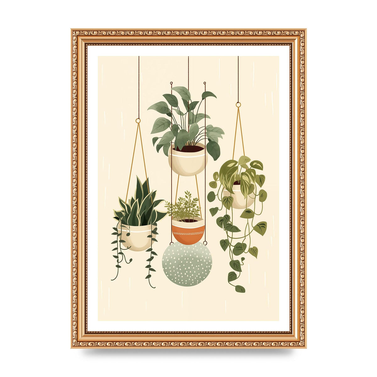 Hanging Greens Simplistic Boho Plants