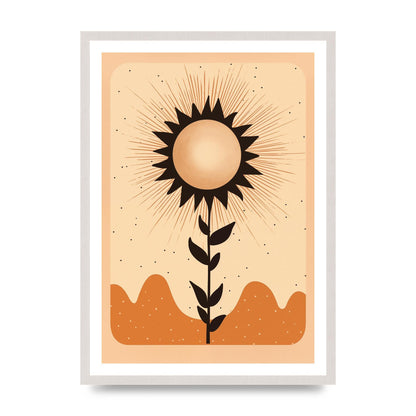 Sunrise Serenity Minimalist Boho Sun