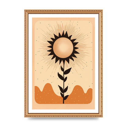 Sunrise Serenity Minimalist Boho Sun