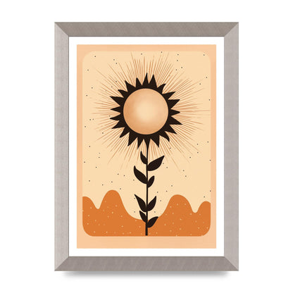 Sunrise Serenity Minimalist Boho Sun