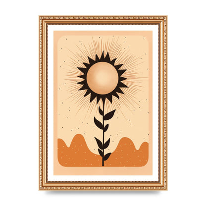 Sunrise Serenity Minimalist Boho Sun