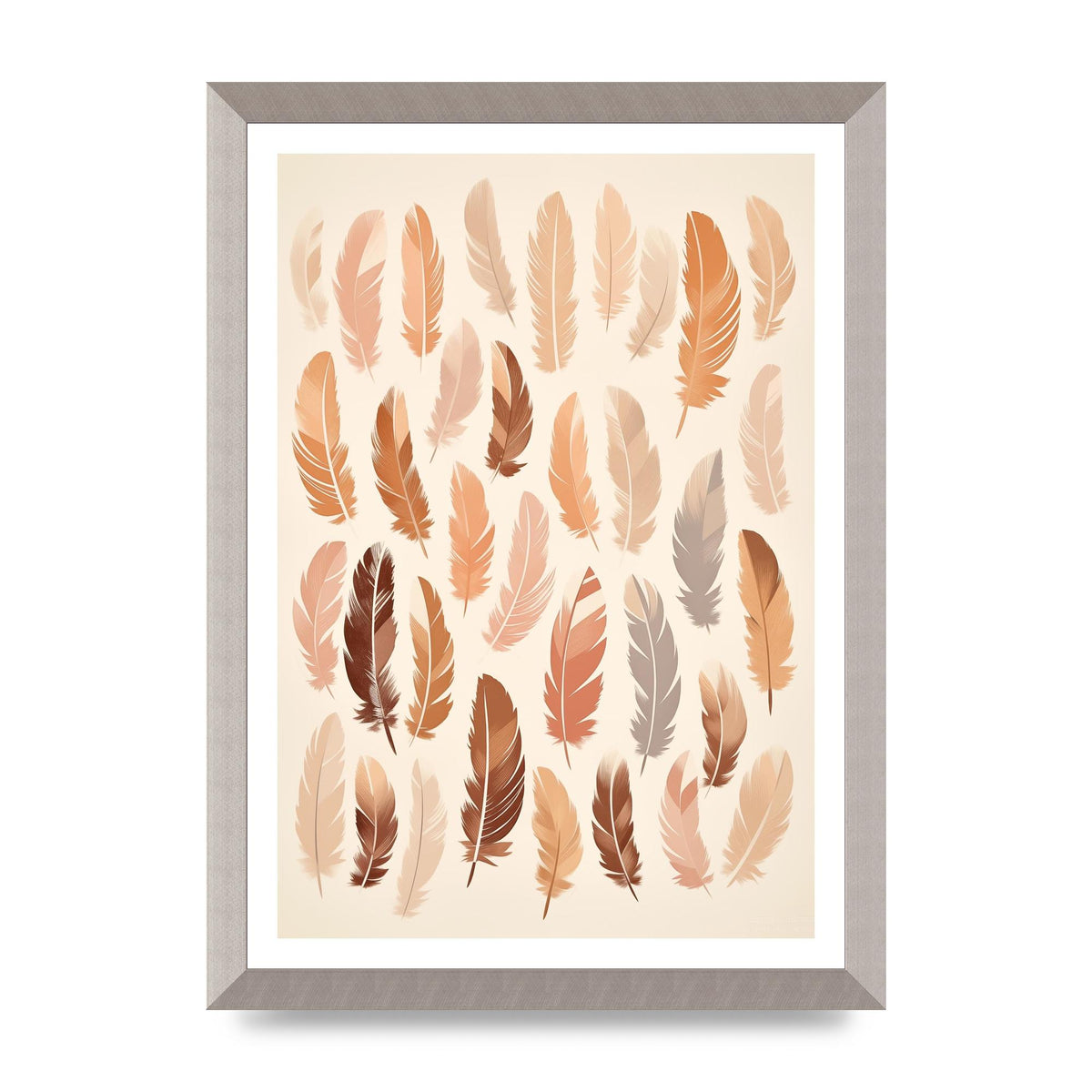 Feathered Peace Minimalist Boho Print