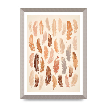 Feathered Peace Minimalist Boho Print
