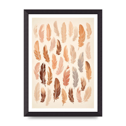 Feathered Peace Minimalist Boho Print