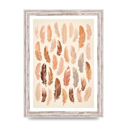 Feathered Peace Minimalist Boho Print