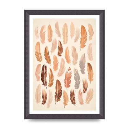 Feathered Peace Minimalist Boho Print