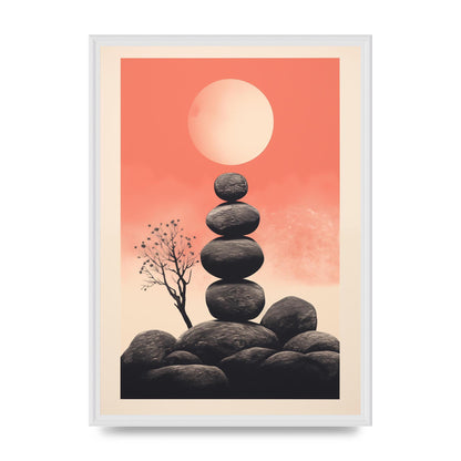 Pebble Haven Serene Boho Art