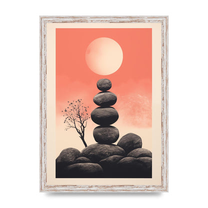 Pebble Haven Serene Boho Art