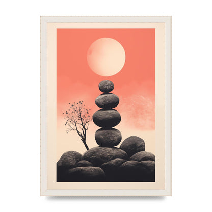 Pebble Haven Serene Boho Art