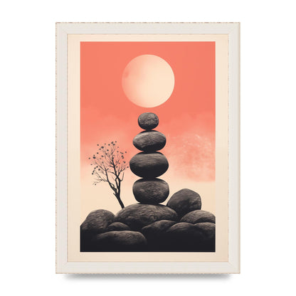 Pebble Haven Serene Boho Art
