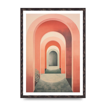 Arches of Calm Muted Bohemian Tranquility