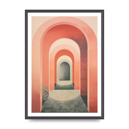Arches of Calm Muted Bohemian Tranquility