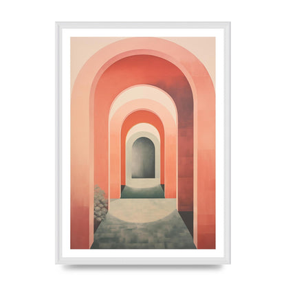 Arches of Calm Muted Bohemian Tranquility