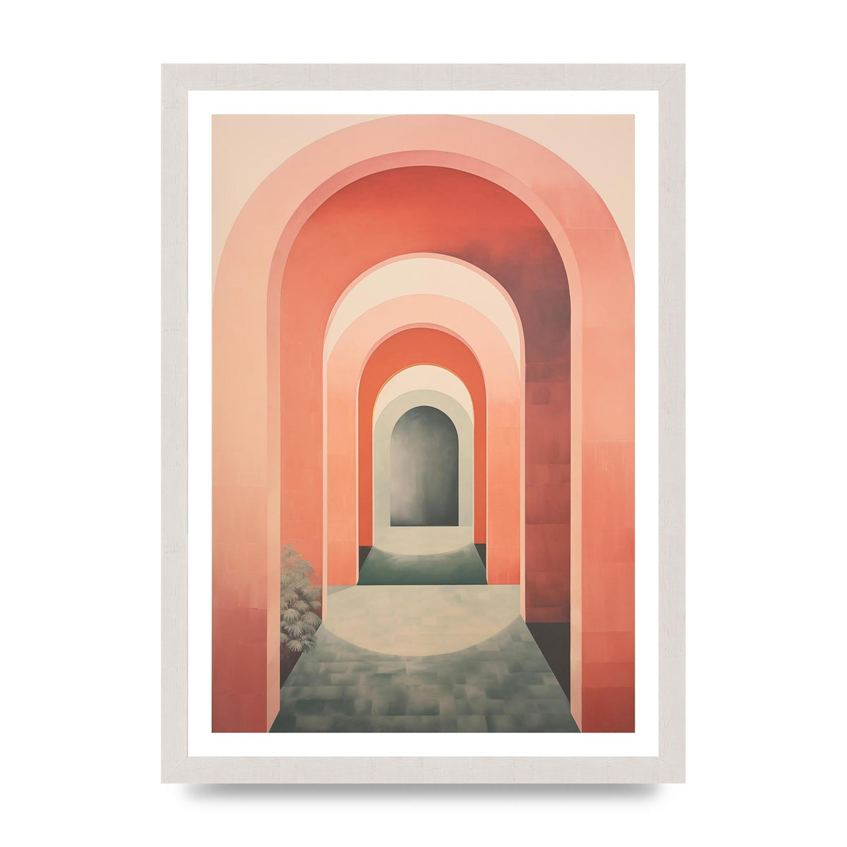 Arches of Calm Muted Bohemian Tranquility