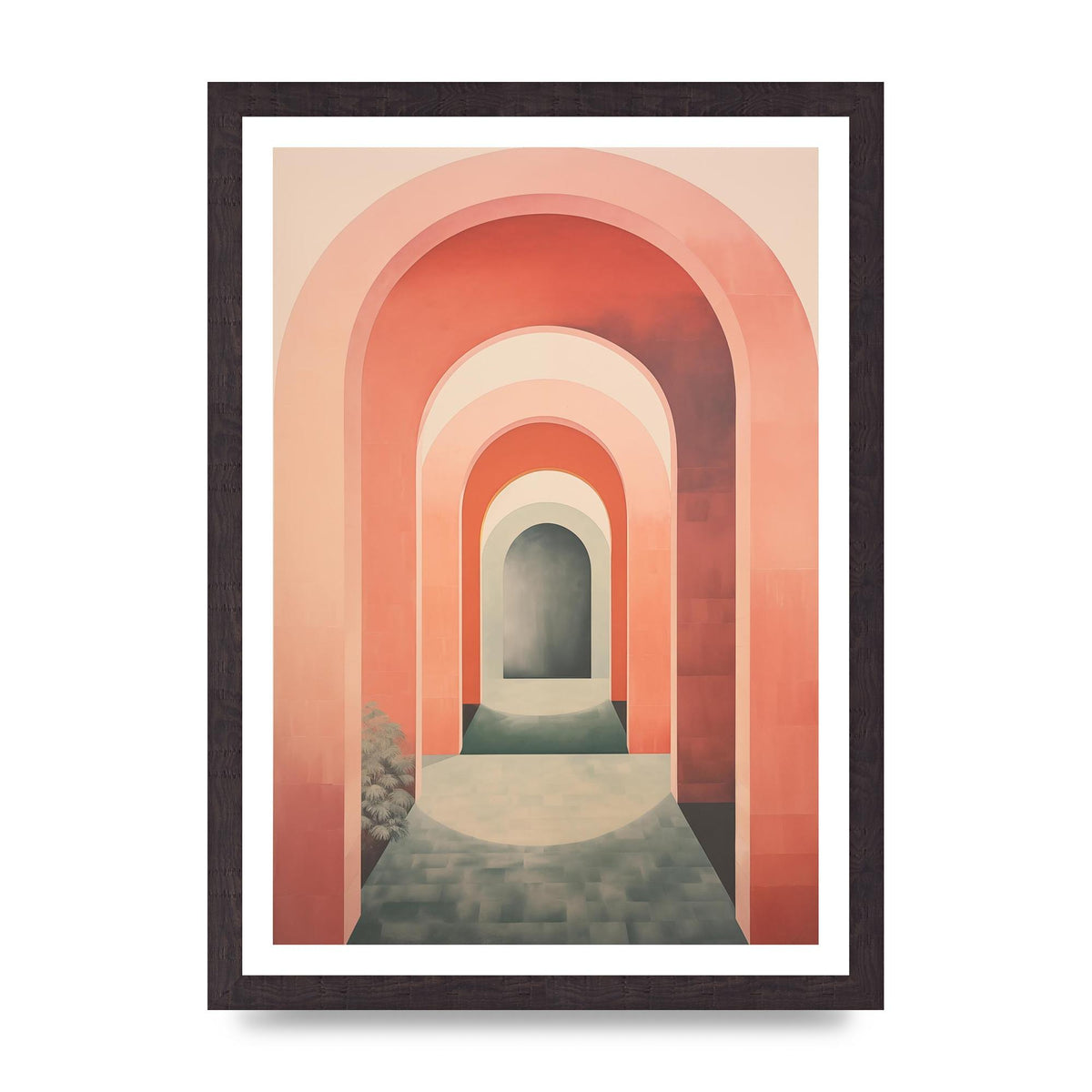 Arches of Calm Muted Bohemian Tranquility
