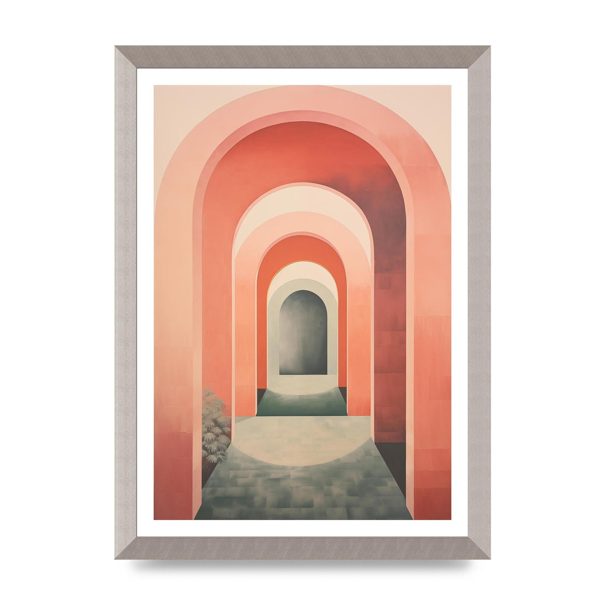 Arches of Calm Muted Bohemian Tranquility