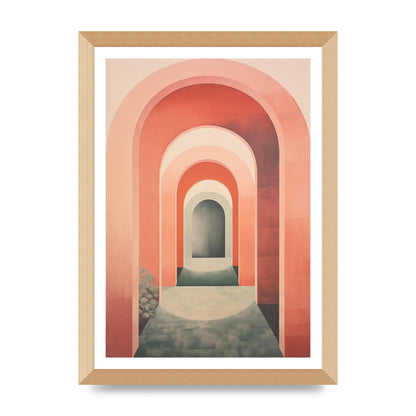 Arches of Calm Muted Bohemian Tranquility