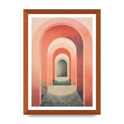 Arches of Calm Muted Bohemian Tranquility