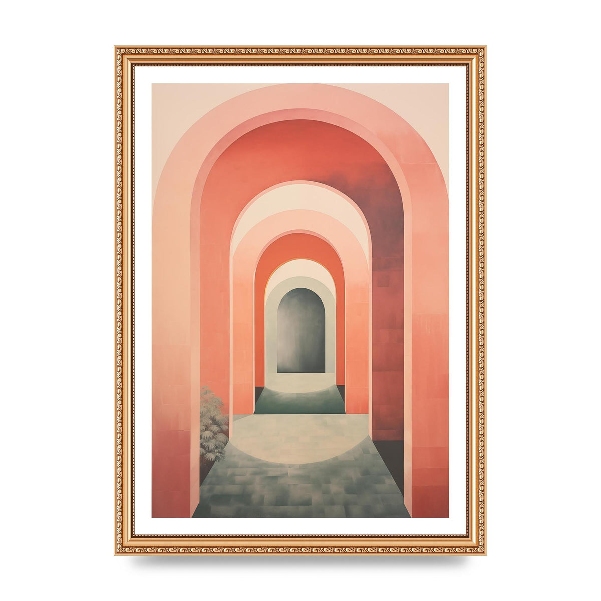 Arches of Calm Muted Bohemian Tranquility