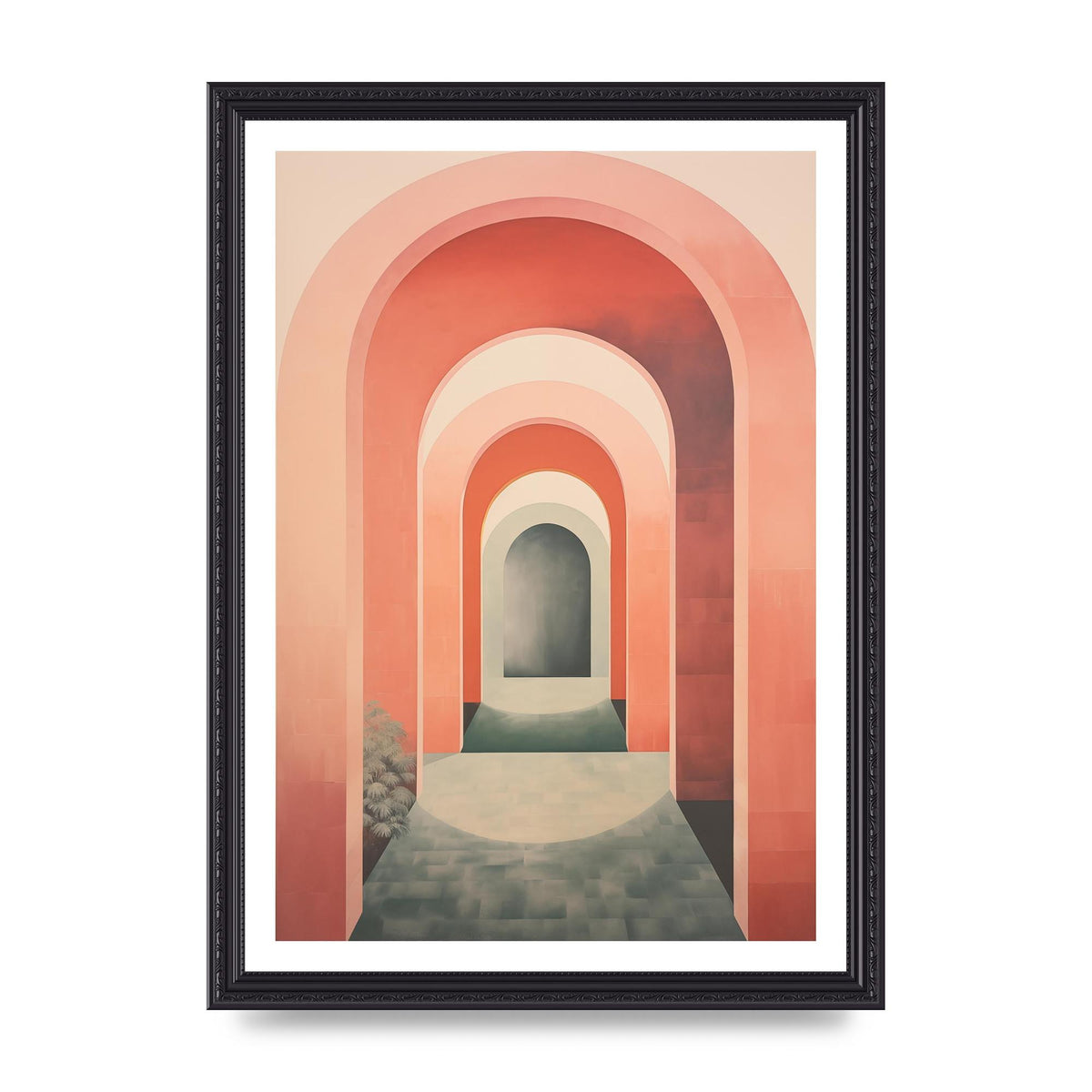 Arches of Calm Muted Bohemian Tranquility