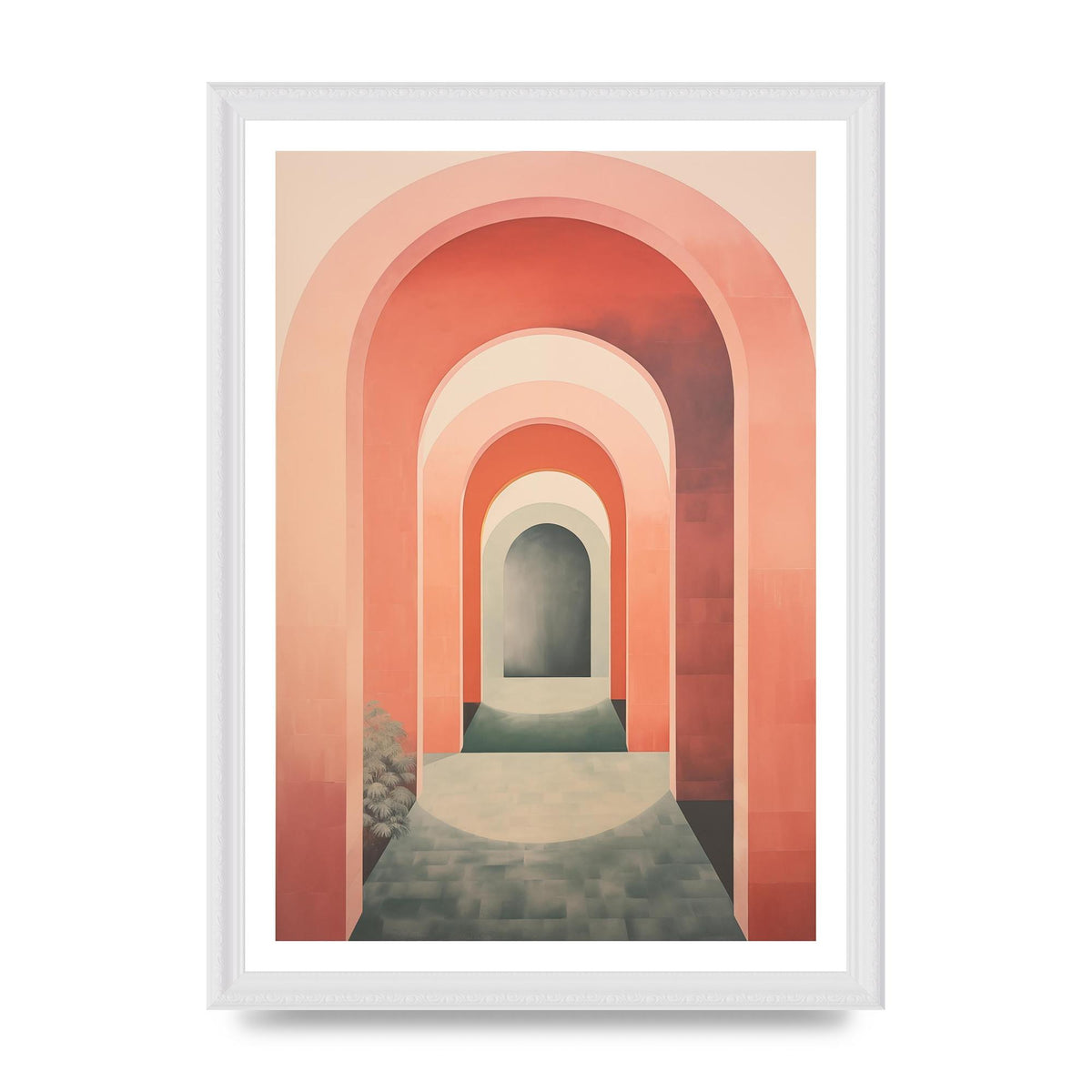 Arches of Calm Muted Bohemian Tranquility