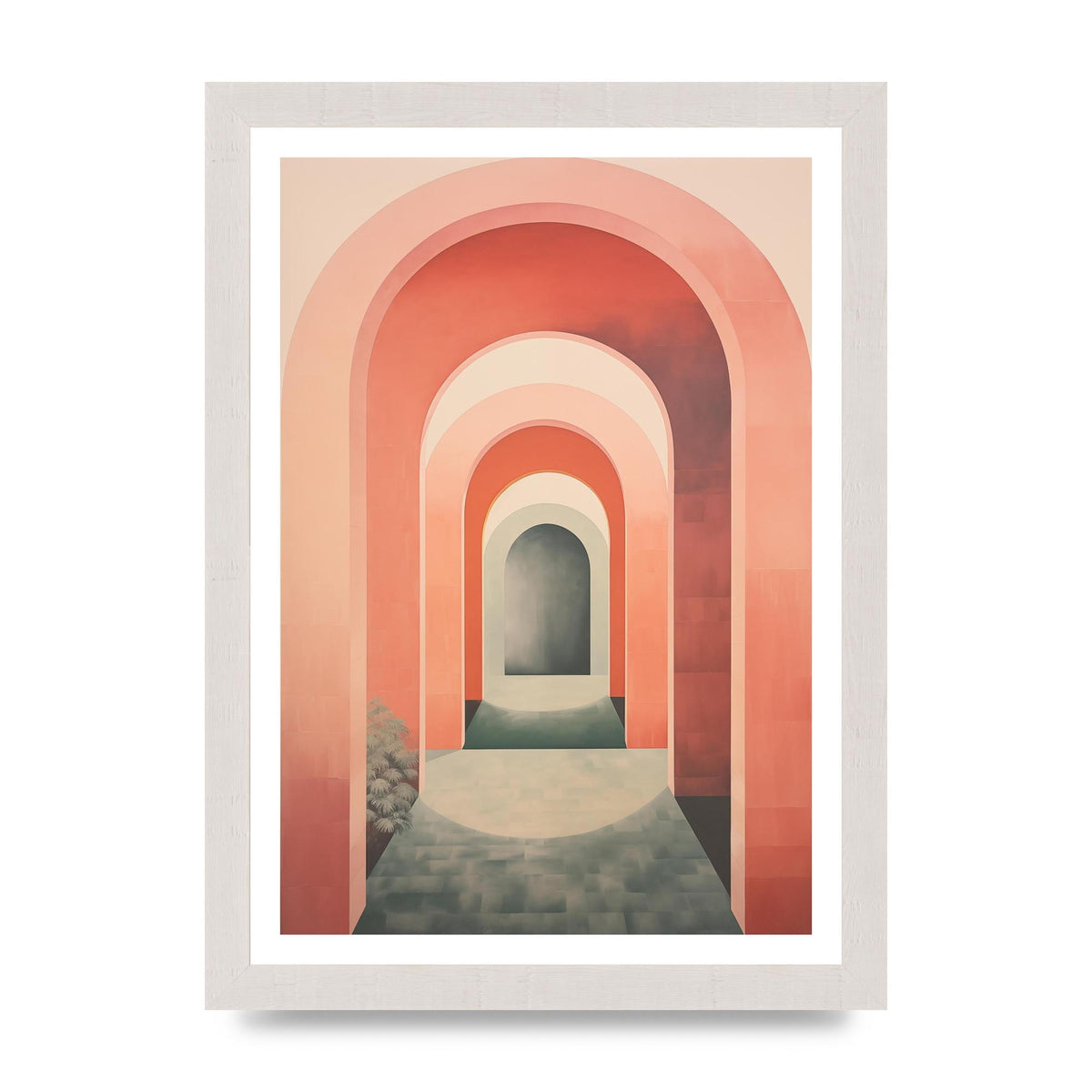 Arches of Calm Muted Bohemian Tranquility