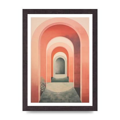 Arches of Calm Muted Bohemian Tranquility