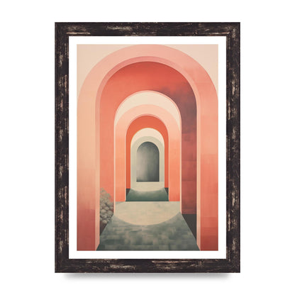 Arches of Calm Muted Bohemian Tranquility