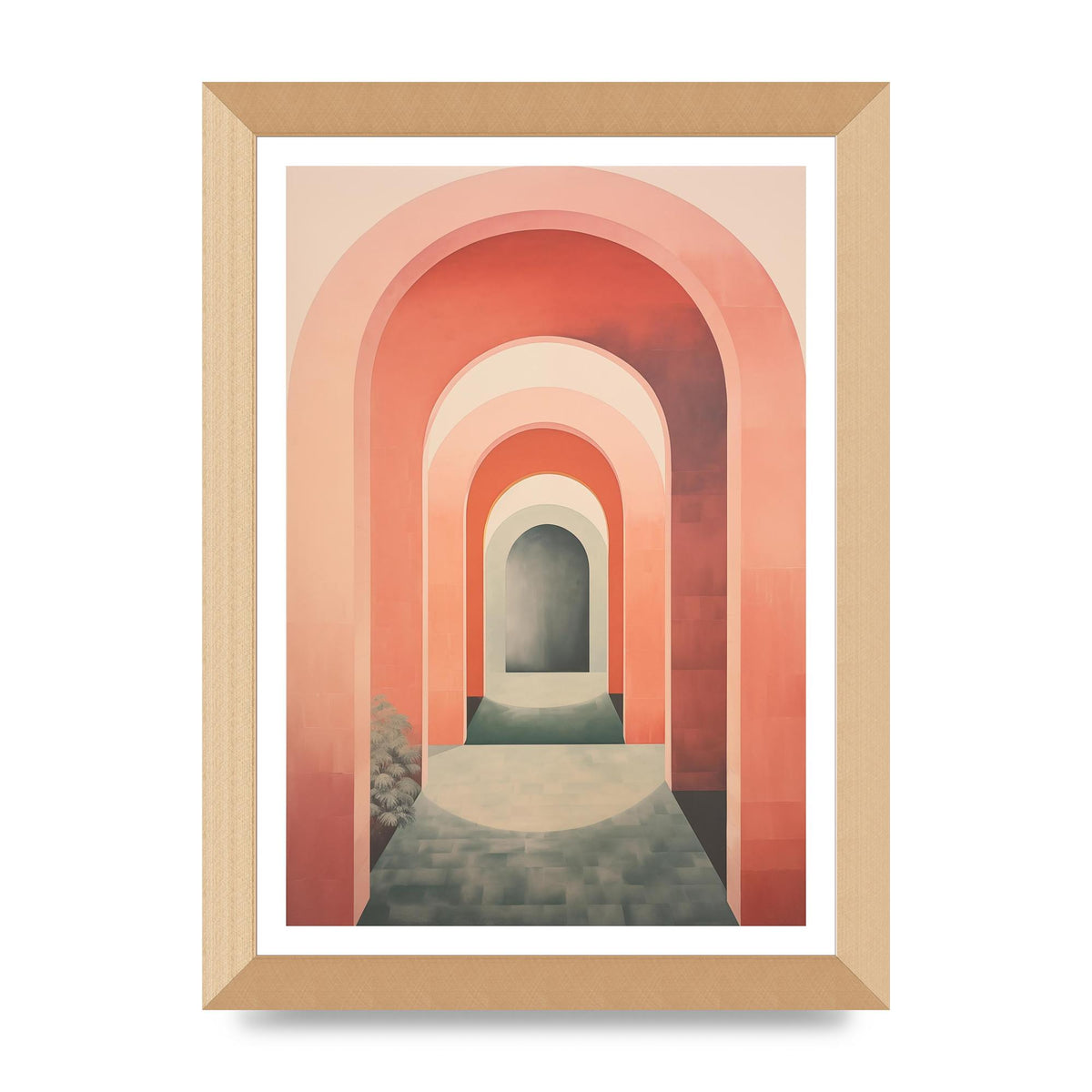 Arches of Calm Muted Bohemian Tranquility