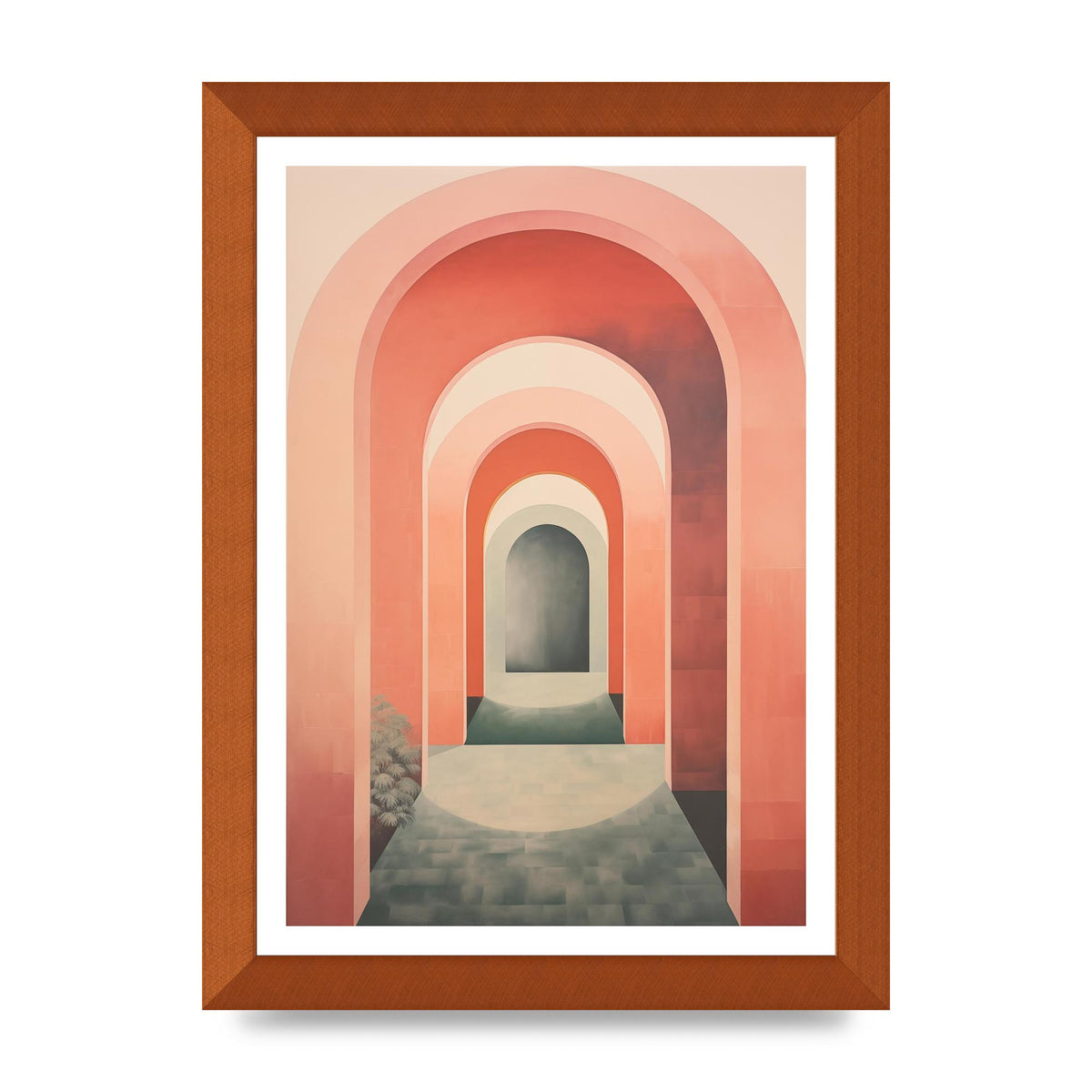 Arches of Calm Muted Bohemian Tranquility
