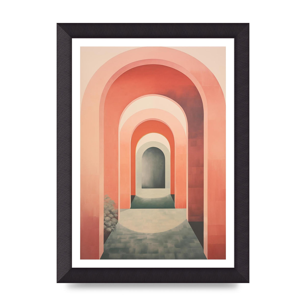 Arches of Calm Muted Bohemian Tranquility