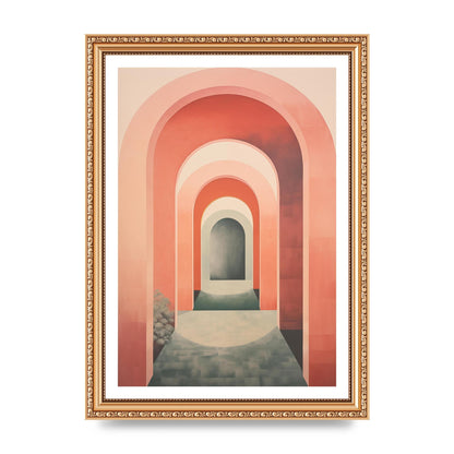 Arches of Calm Muted Bohemian Tranquility