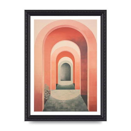 Arches of Calm Muted Bohemian Tranquility