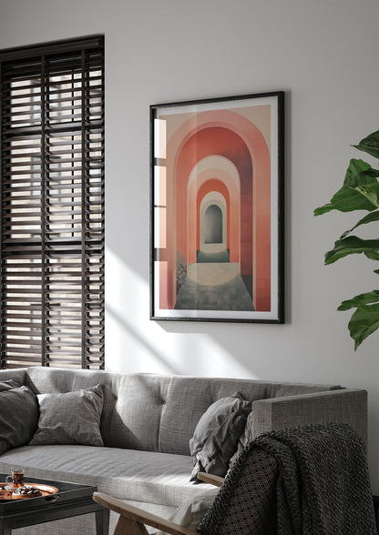 Arches of Calm Muted Bohemian Tranquility