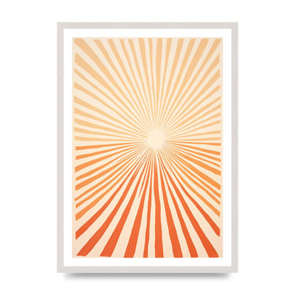 Sun Tranquil Boho Sunburst in Beige and Brown